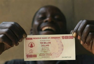 10 million zimbabwe dollar hyper inflation