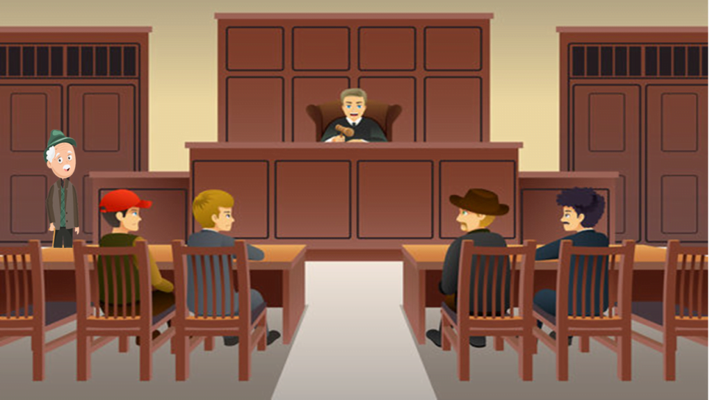 moral stories in hindi- choose your word wisely- court room