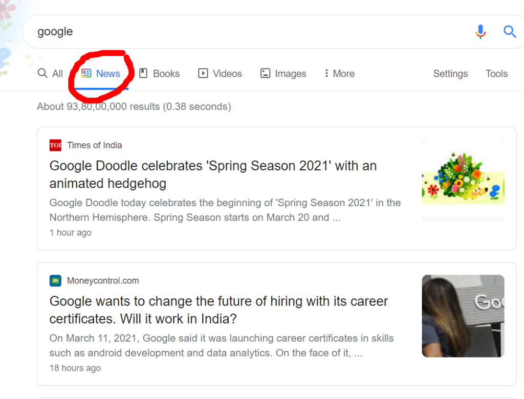 google-search-tabs