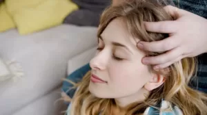 head massage for migraine or headache