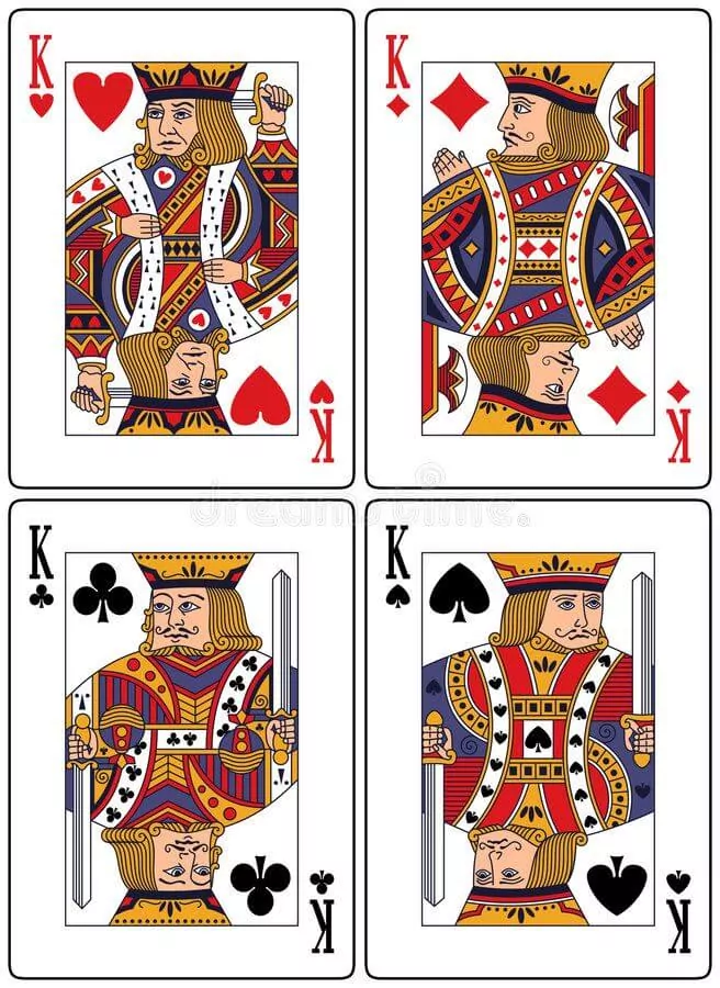 King in deck of cards