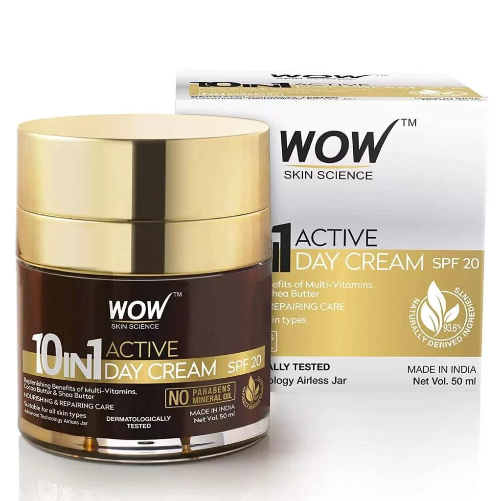 9. WOW 10 in 1 Active Miracles & Mineral Oil Day Cream(दुनिया की सबसे अच्छी क्रीम Man)