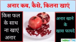 Read more about the article सावधान! इन फलों के साथ अनार न खाएं | Anar Khane Ke Fayde