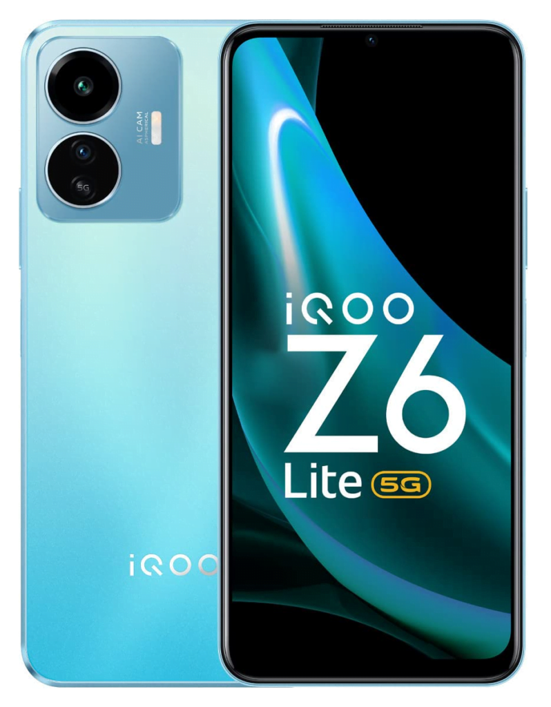 वीवो का सबसे सस्ता 5G फोन (vivo 5g mobile price in india) iQOO Z6 Lite 5G by vivo (10,000 तक मोबाइल vivo)